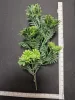 20 cm-es műpozsgás ág – zöld dekoráció kreatív kompozíciókhoz