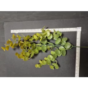   Dekoratív ág apró levelekkel 20 cm - műnövény barkácsoláshoz és dekorációhoz