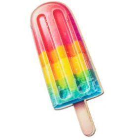 Többszínű Fagylaltpálcika (6 cm) - Dekoratív figura