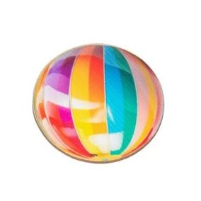 Többszínű strandlabda (6 cm) - Dekoratív figura