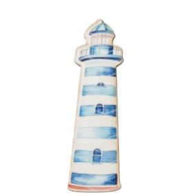   Klasszikus világítótorony díszfigura – UV nyomtatott karton, 7 cm