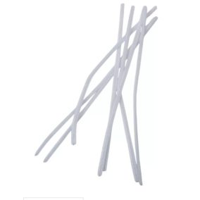   Fehér zsenília plüss drót – 5 db-os készlet, 30 cm, hobbi és dekorációs célokra