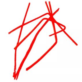   Piros zsenília plüss drót – 5 db-os készlet, 30 cm, kézműveskedéshez és dekorációhoz