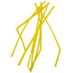   Sárga zsenília plüss drót – 5 darabos készlet, 30 cm, dekorációhoz és kreatív projektekhez