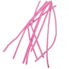   Rózsaszín zsenília plüss drót – 5 db-os készlet, 30 cm, hobbi és finom dekorációhoz