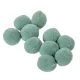 Vintage zöld kasmír puha díszgolyók – 10 db-os készlet, 2 cm, friss és természetes dekoráció