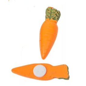   Dekoratív figura sárgarépa öntapadós – polirezin, 3,7 cm, tavaszi dekoráció