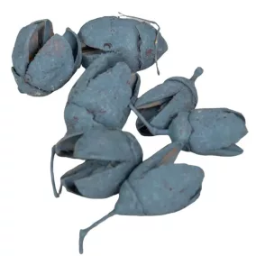 Indiai „Bakuli” acélkék – 10 db, 2–3 cm