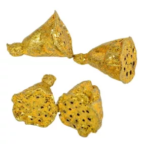 Mini lotus– arany (1–2,5 cm, 5 db/csomag)