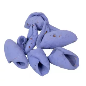   Szárított dísz "Lali" 2-4 cm- vintage kék, 10 db