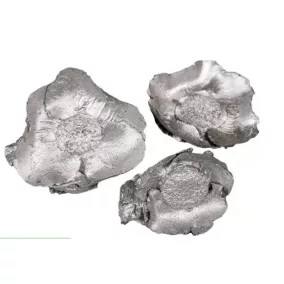 Szárított kókuszvirág – ezüst 4-6 cm 3 db