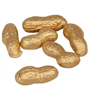 Dekoratív arany földimogyorók – 5 darab/csomag