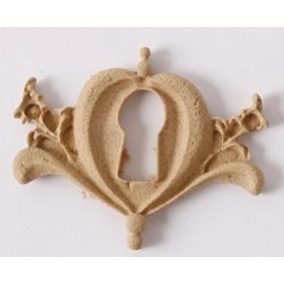   Hőre lágyuló fa Kulcslyuk  1 cm  - hővel formázható díszítőelem