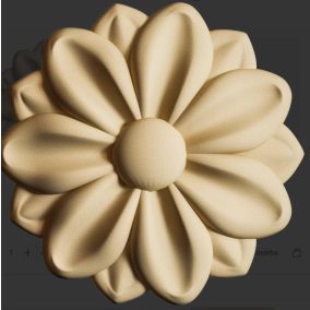 Hőre lágyuló fa kör 4 cm - hővel formázható