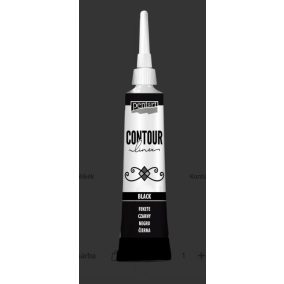 Kontúrozó festék 20 ml fekete