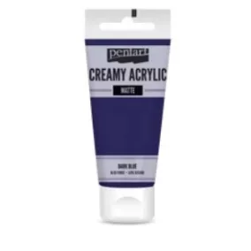 Krémes akrilfesték matt 60 ml sötétkék