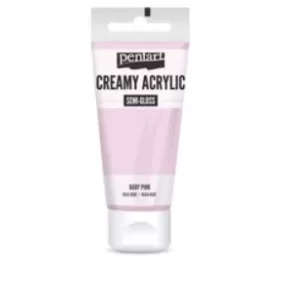   Krémes akrilfesték selyemfényű 60 ml bébirózsaszín - finom díszítésekhez és finom domborművekhez