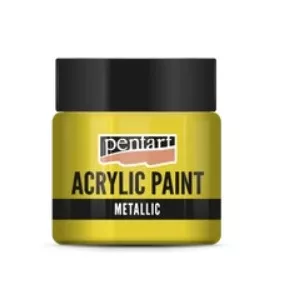 Metál akrilfesték 50 ml barokkarany