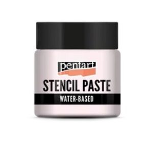   Stencilező paszta gyöngyház 50 ml mályvarózsa - vízbázisú, finomított 3D domborművekhez