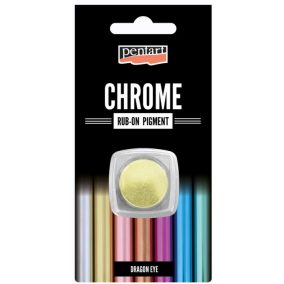   Rub-on pigment színes krómozott hatású 0,5 g sárkányszem - intenzív és drámai metálhatású