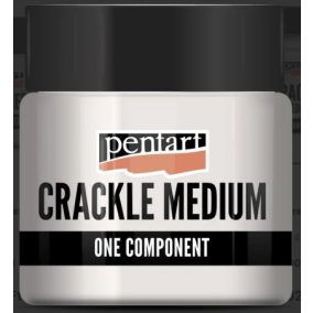   Egykomponensű repesztőlakk 50 ml - vintage hatás, természetes dekoratív repedések kreatív munkákhoz