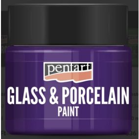 Üveg és porcelánfesték 30 ml lila