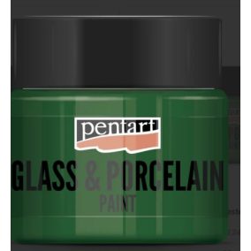 Üveg és porcelánfesték 30 ml zöld