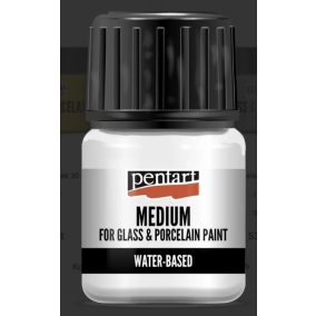 Üveg és porcelánfesték médium 30 ml
