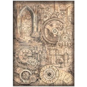   A4 Dekoratív rizspapír – „Steampunk mérnöki álmok”
