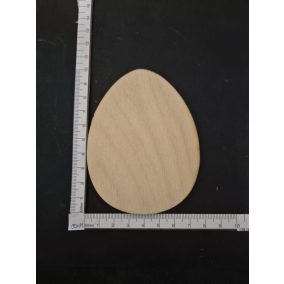 Fából készült húsvéti tojásfigura (10x7 cm)
